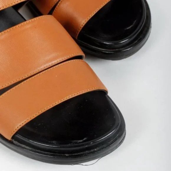 Marni Fussbett Brown Leather Sandals - Picture 9 of 10